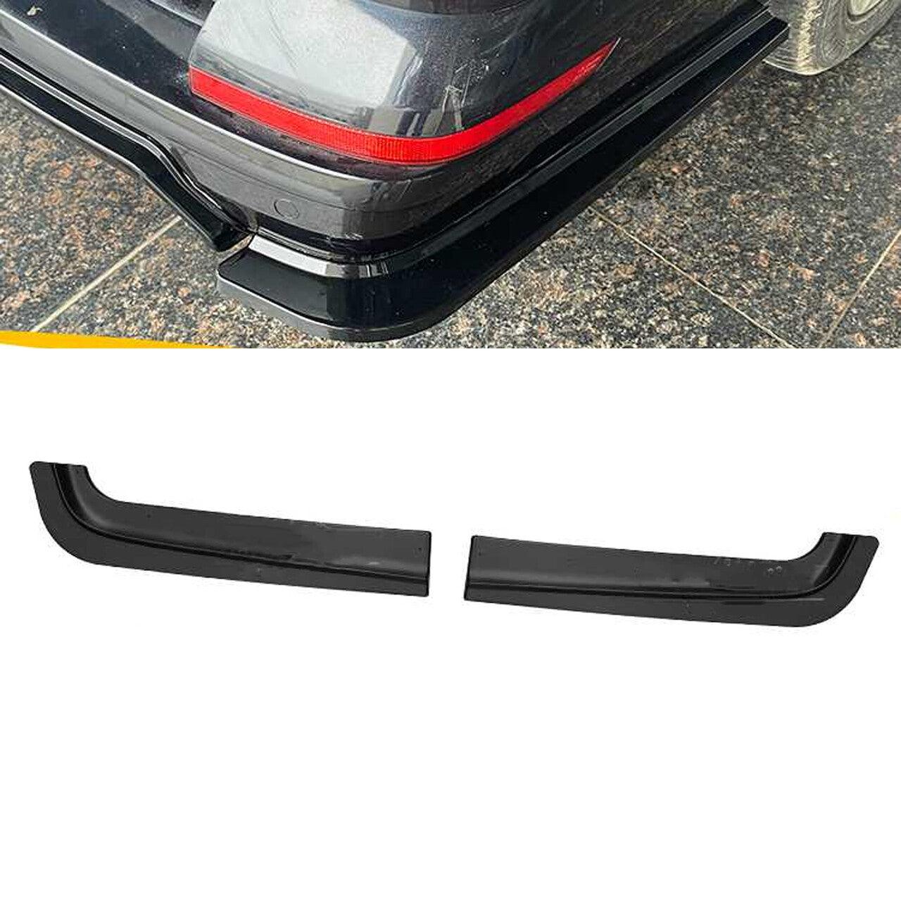 Volkswagen Transporter T6 2015-2019: Gloss Black Rear Bumper Splitters - TMC Motorsport