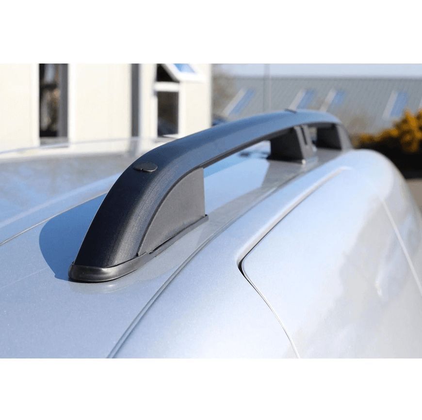 VW Caddy 2010-2020 - SWB Aluminium Roof Bars - Black - TMC Motorsport