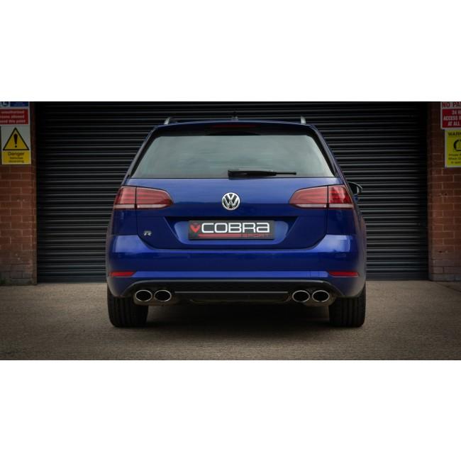 Cobra Sport VW Golf R (Mk7.5) Estate 2.0 TSI (18-20) Resonator Delete Performance Exhaust - TMC Motorsport