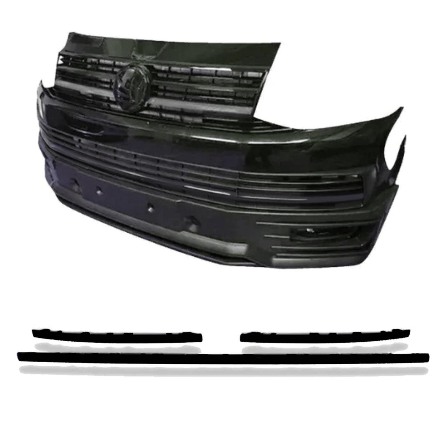 VW T6 Transporter 2015 - 2019 Lower 3 - Piece Clip In Grille Streamer