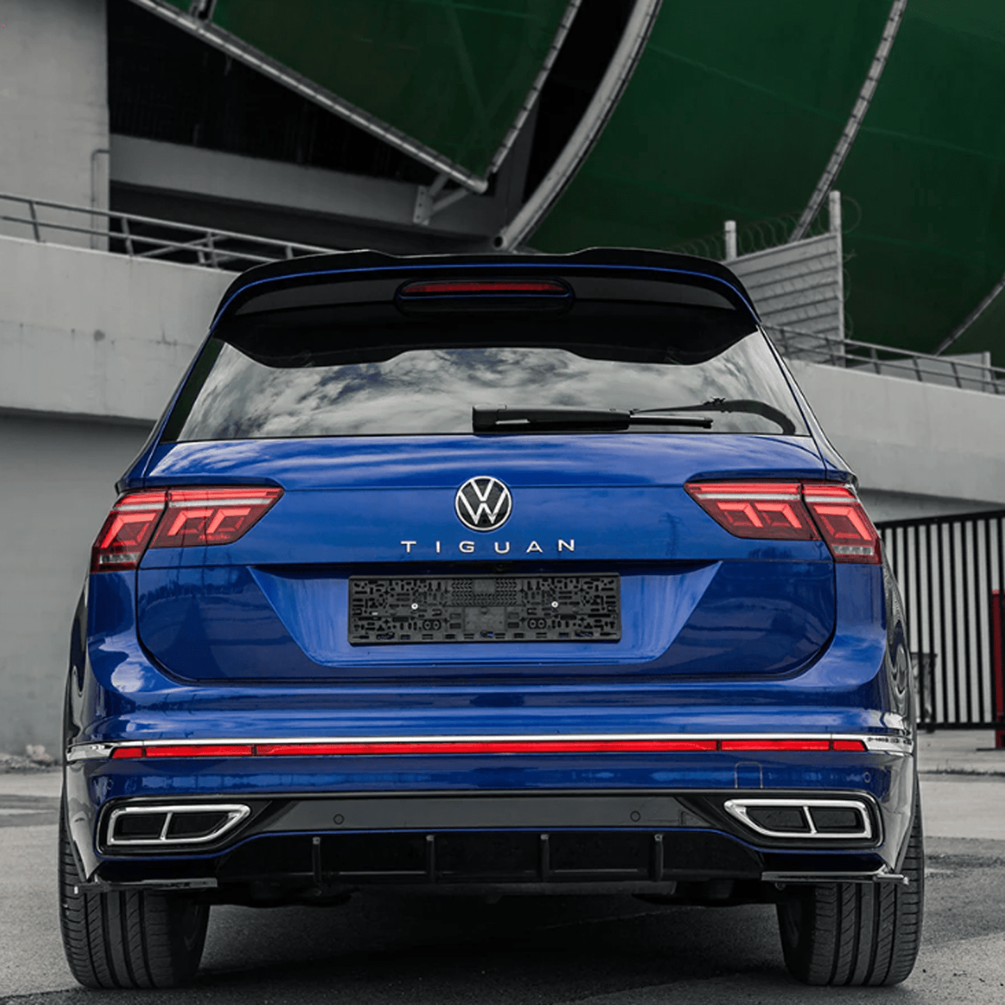 Vw Tiguan R-Line 2020-2024 Rear Side Splitters In Gloss Black - TMC Motorsport