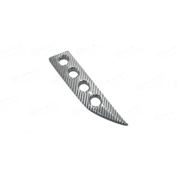 Maserati Granturismo Audio System Buttons Cover White - Carbon Fibre - TMC Motorsport