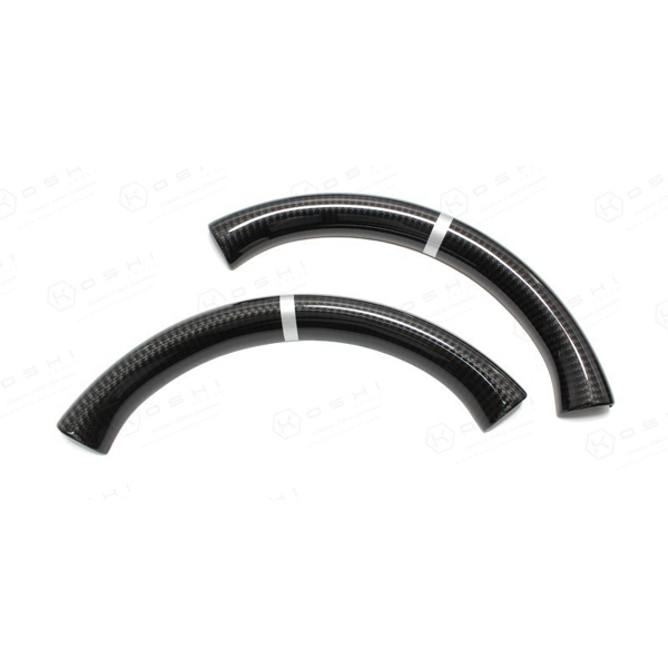 Audi RS3/RS4 Steering Wheel Upper Part (2017-2018) White Stripe - Carbon Fibre - TMC Motorsport