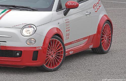 Abarth 500 / 595 / 695 30mm Wide Fenders - Cadamuro - TMC Motorsport