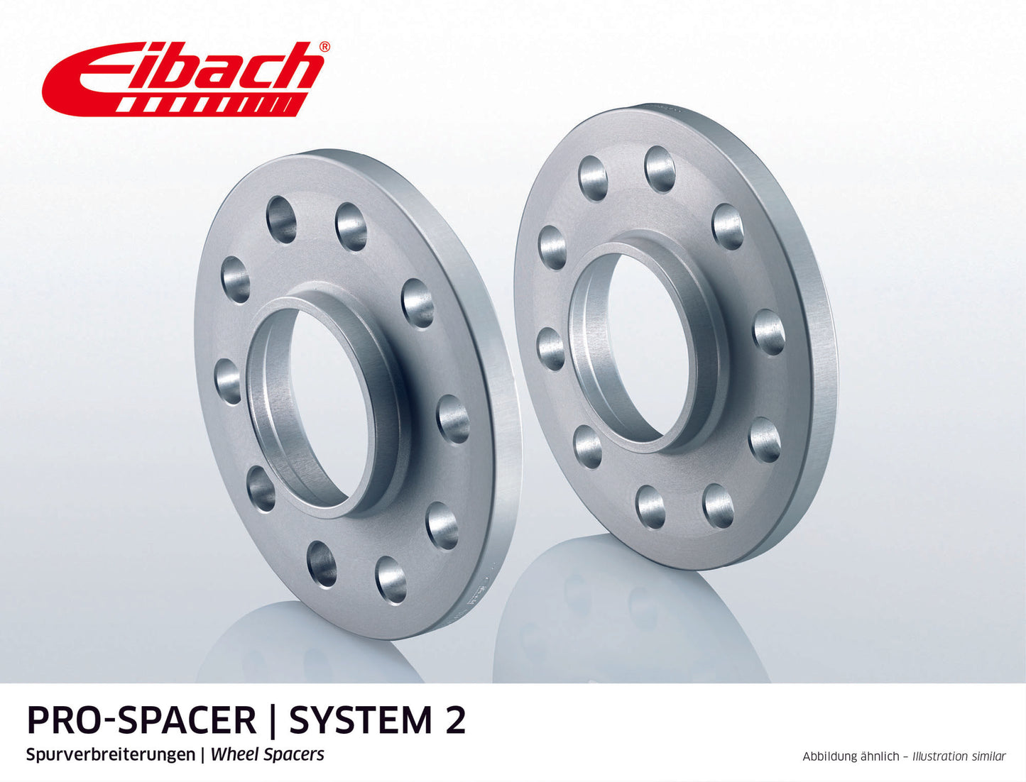 Alfa Romeo Giulietta/Giulia/Stelvio Eibach Pro-Spacer Kit (Pair Of Spacers) 15mm Per Spacer (System 2) S90-2-15-007 - TMC Motorsport