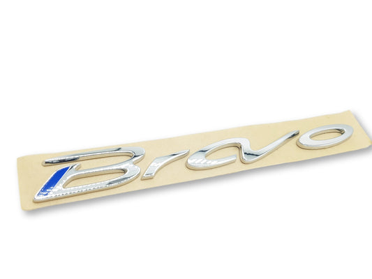 Badge, 'Bravo' With Blue Detail - Fiat Bravo 51775706