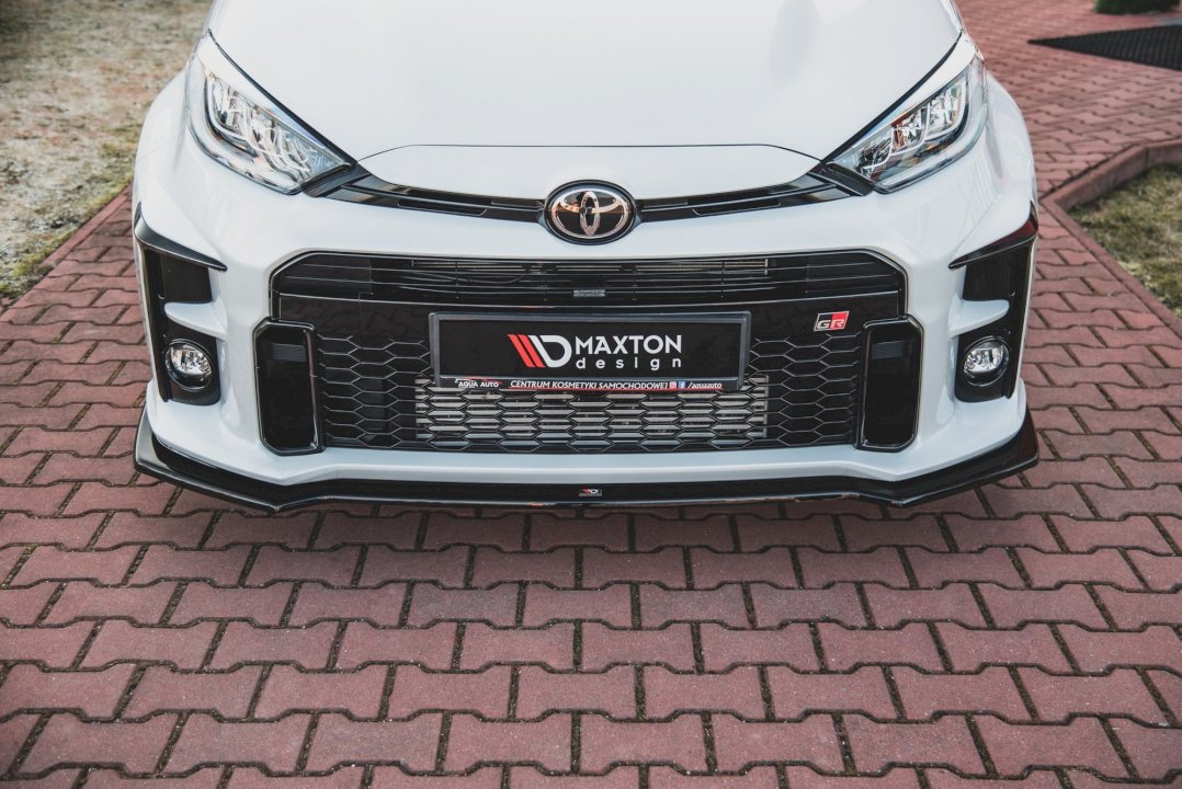 MAXTON DESIGN FRONT SPLITTER V1 TOYOTA GR YARIS MK4 (2020-) - TMC Motorsport