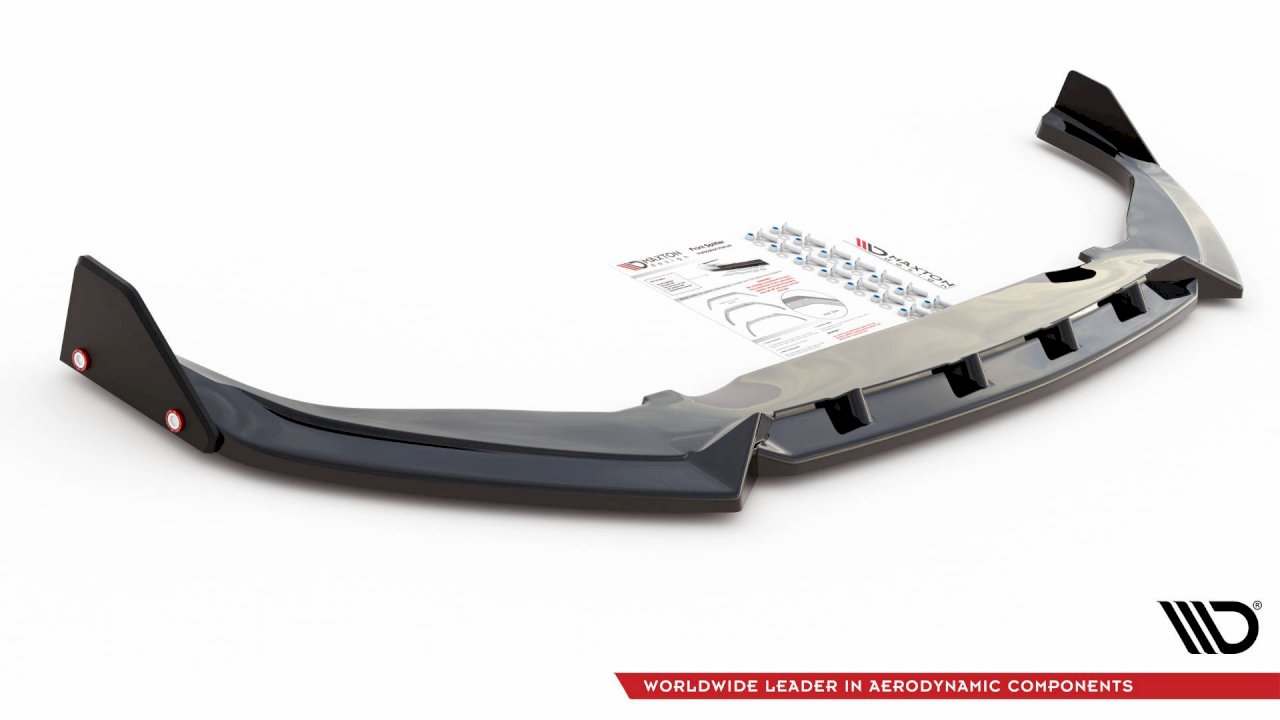 MAXTON DESIGN FRONT SPLITTER (+FLAPS) V2 TOYOTA GR YARIS MK4 (2020-) - TMC Motorsport
