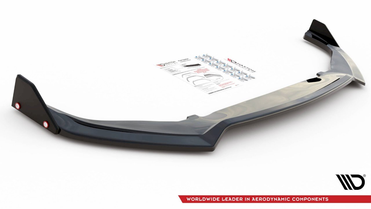 MAXTON DESIGN FRONT SPLITTER (+FLAPS) V3 TOYOTA GR YARIS MK4 (2020-) - TMC Motorsport