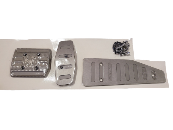 Original Abarth-Pedale und Fußstütze aus Aluminiumlegierung – 500 Abarth, Linkslenker, MTA (Automatik), unverpackt