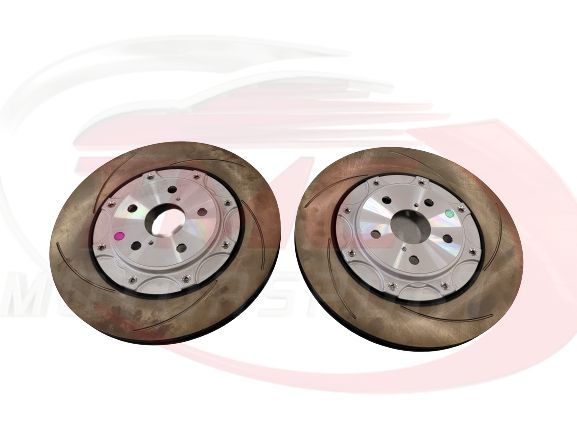 Genuine Toyota Front Brake Discs Pair for Toyota GR Yaris - 43512-52180 & 43516-52020 - TMC Motorsport