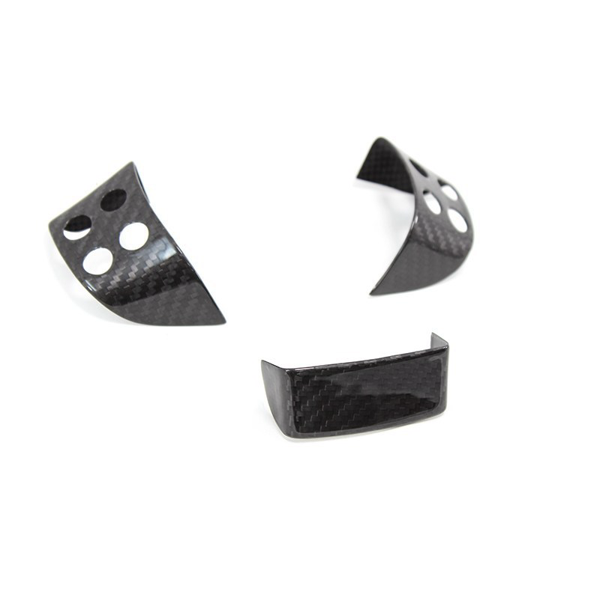 VW GOLF MK5 Steering Wheel Insert Set - Carbon Fibre - TMC Motorsport