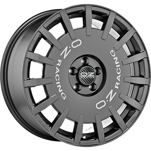 DARK GRAPHITE SILVER OZ RALLY RACING BY OZ RACING SET OF 4 ALLOY WHEELS 18X8 5X114.3 ET45 FOR TOYOTA GR YARIS