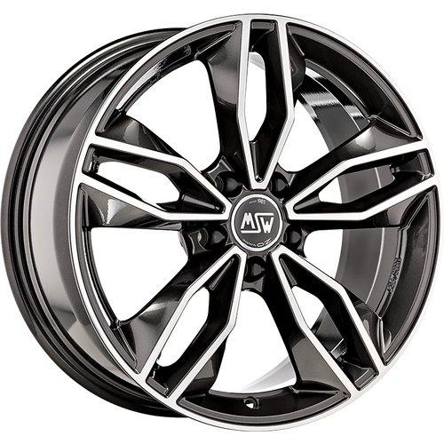 Toyota Gr Yaris Gloss Dark Grey Full Polished Msw 71 By Oz Racing Set Of 4 Alloy Wheels 18x8 5x114.3 Et45 - TMC Motorsport
