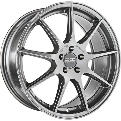 Omnia Grigio Corsa Bright By Oz Racing Set Of 4 Alloy Wheels 18x8 5x114.3 Et45 For Toyota Gr Yaris - TMC Motorsport