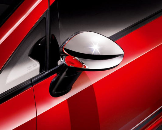 Genuine Fiat Grande Punto Chrome effect Mirror Caps 50901689