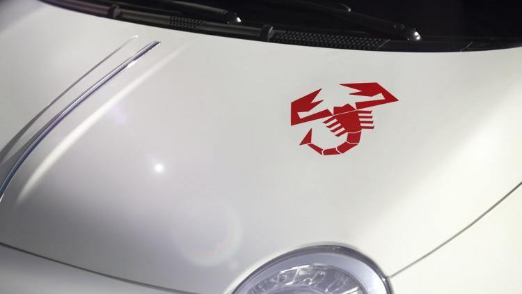 Genuine Abarth Scorpion Bonnet Decal - 500 Abarth - TMC Motorsport