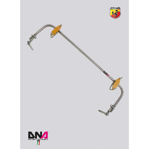 Abarth 500 USA Rear Adjustable Torsion Bar Kit - DNA RACING - TMC Motorsport