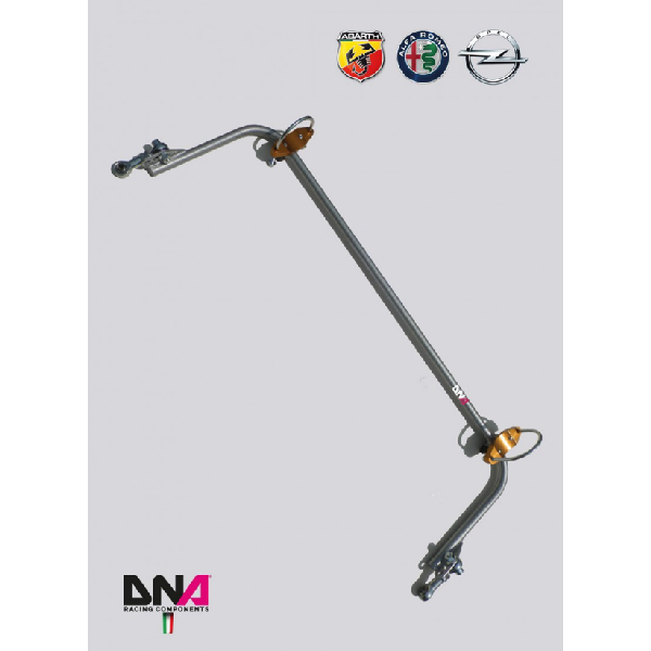 Abarth Punto Rear Adjustable Torsion Bar Kit - DNA RACING - TMC Motorsport