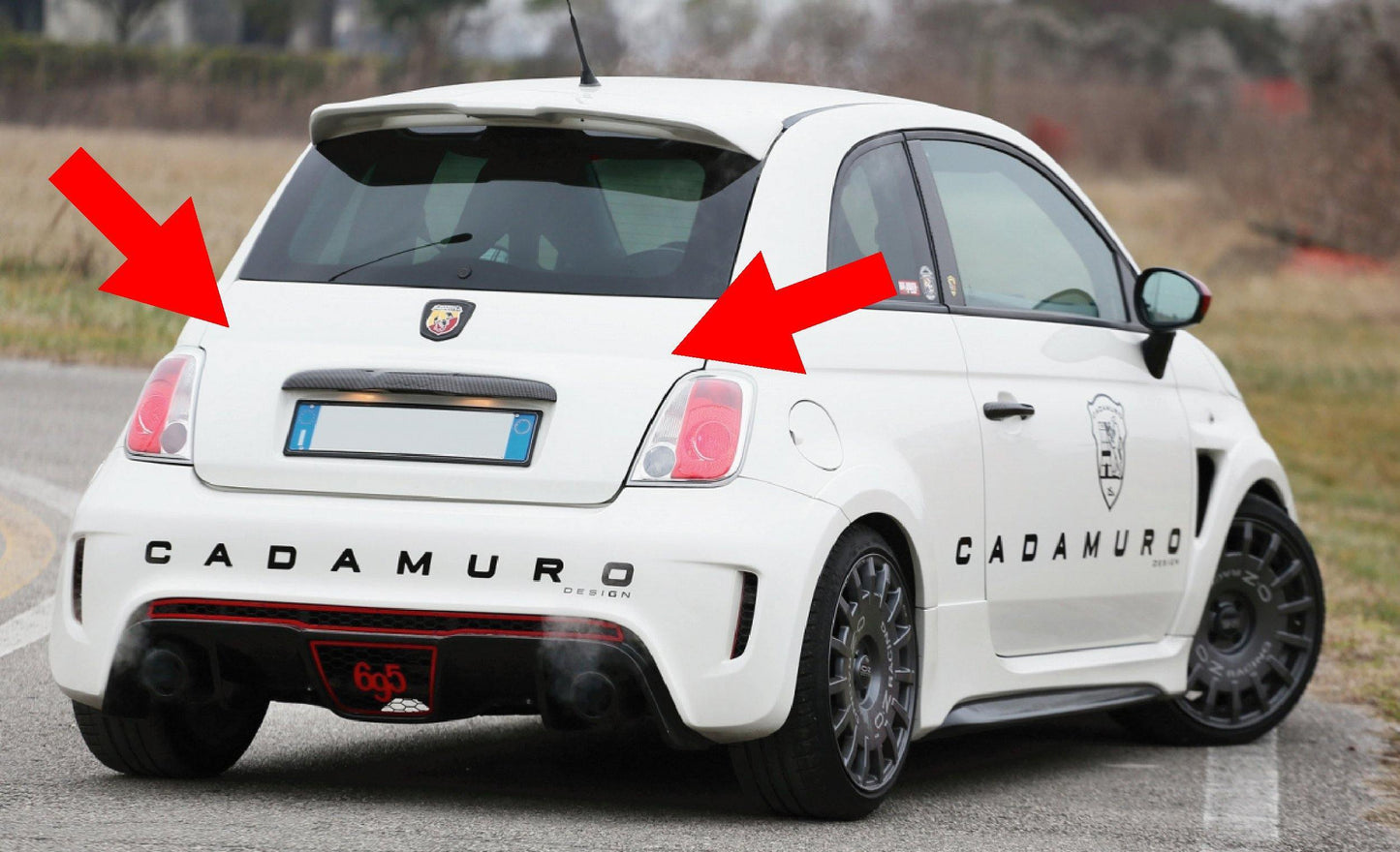 Abarth 500 / 595 / 695 Lightened Track Boot/Tailgate Panel - Cadamuro - TMC Motorsport