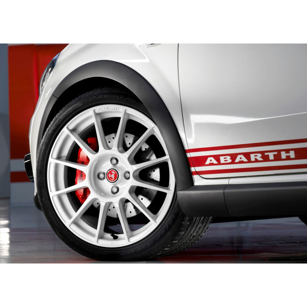 Genuine Abarth 500 / 595 / 695 Esseesse Single Alloy Wheel - White - TMC Motorsport