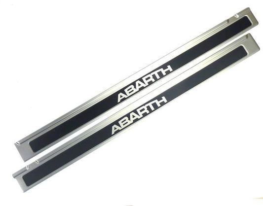 Genuine Abarth Alloy Kick Trims - 500 Abarth - Unboxed