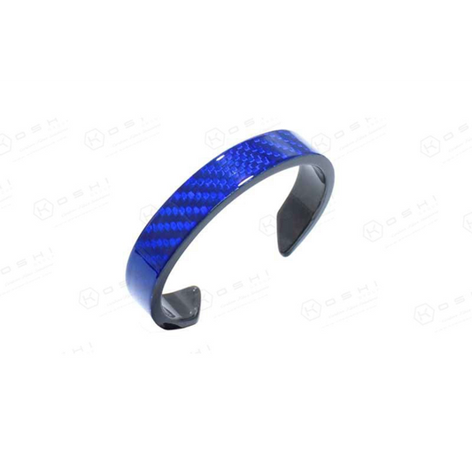 Bracelet Blue - Carbon Fibre
