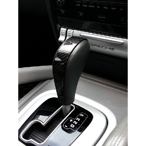 Porsche Cayenne Shift Knob Trim - Carbon Fibre - TMC Motorsport
