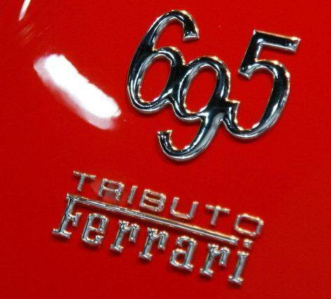 Genuine Abarth Boot Badge "695 Tributo Ferrari" - 500 Abarth - TMC Motorsport