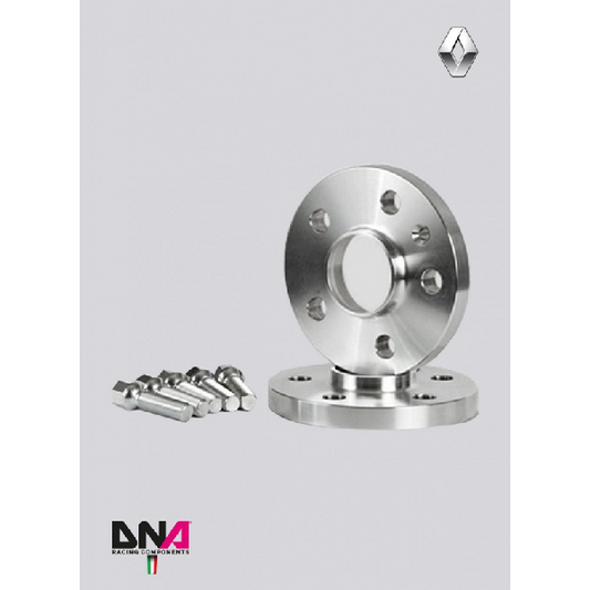 Renault Clio III RS 197 (2006-2009) - Renault Clio III RS 200 (2009-) 20MM WHEEL SPACERS AND BOLTS KITS - DNA RACING