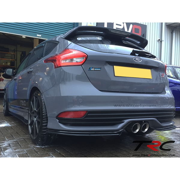 Focus MK3.5 ST250 Rear Spats - Triple R Composites - TMC Motorsport