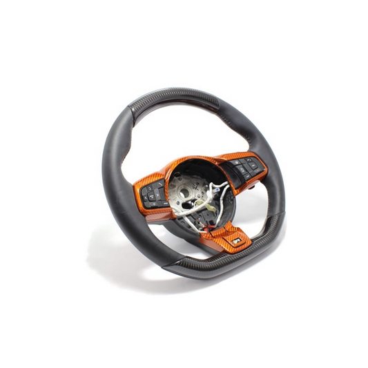 Jaguar F-Type R Steering Wheel Upper & Lower Parts - Carbon Fibre