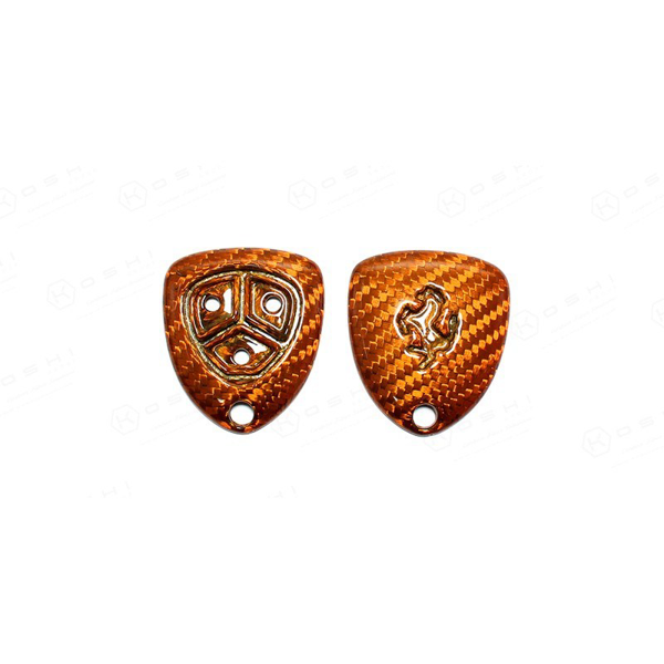 Ferrari 458 , 599 GTB , FF , California Remote Key Fob Orange - Carbon Fibre - TMC Motorsport