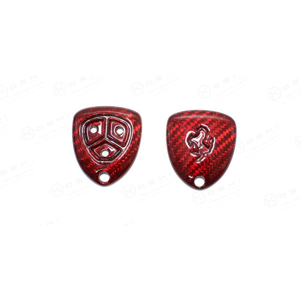 Ferrari 458 , 599 GTB , FF , California Remote Key Fob Red - Carbon Fibre - TMC Motorsport