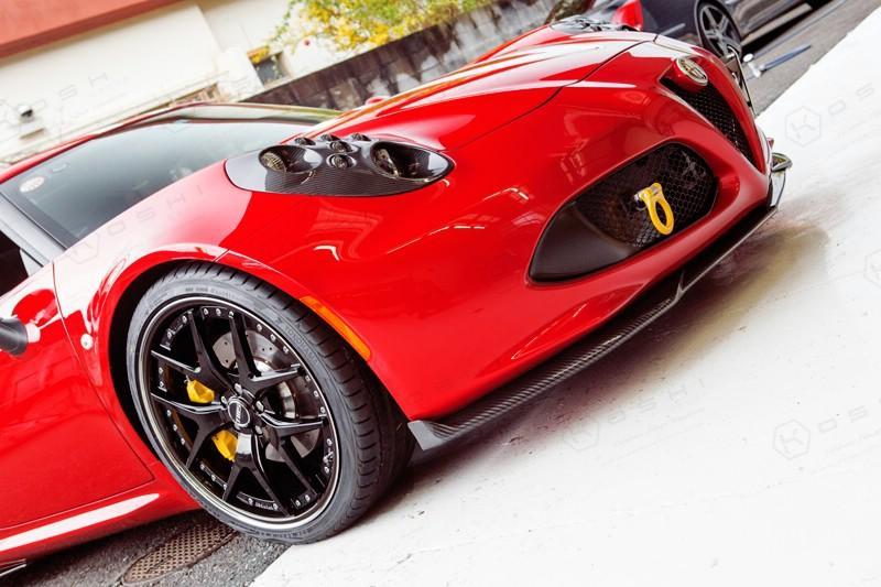 Alfa Romeo 4C Front Splitter Lip - Carbon Fibre - TMC Motorsport