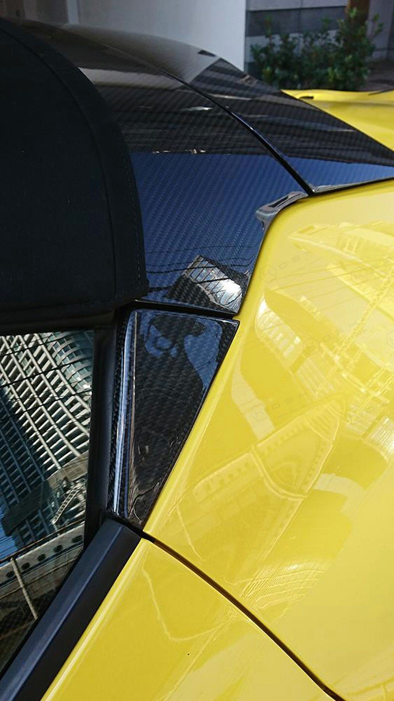 Alfa Romeo 4C Triangle Door Panels - Carbon Fibre - TMC Motorsport