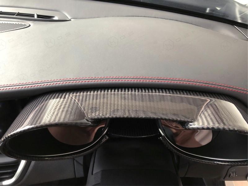 Alfa Romeo Giulia Instrument Cover LHD & RHD - Carbon Fibre - TMC Motorsport
