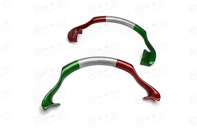 Alfa Romeo Giulia QV / Stelvio QV Steering Wheel Upper Part Cover - Carbon Fibre - TMC Motorsport