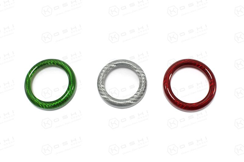 Alfa Romeo Giulietta Center Console Switch Frames - Carbon Fibre - TMC Motorsport