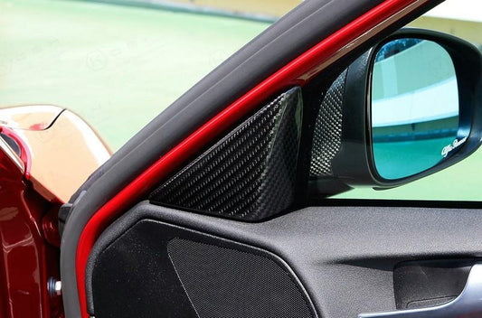 Alfa Romeo Giulietta Internal Door Triangles - Carbon Fibre