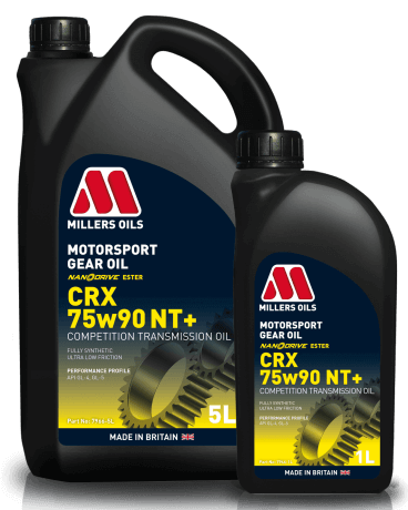Millers Motorsport CRX 75w90 NT+ Fully Synthetic Transmission Oil - TMC Motorsport