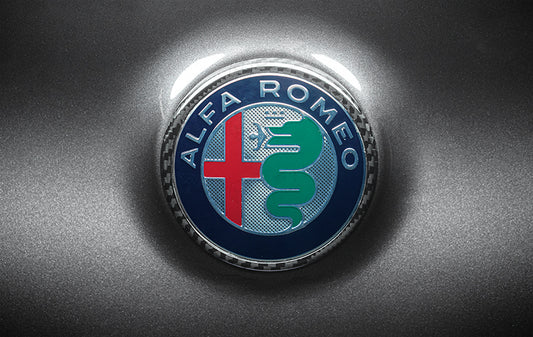 Alfa Romeo Giulia Rear Logo Frame - Carbon Fibre