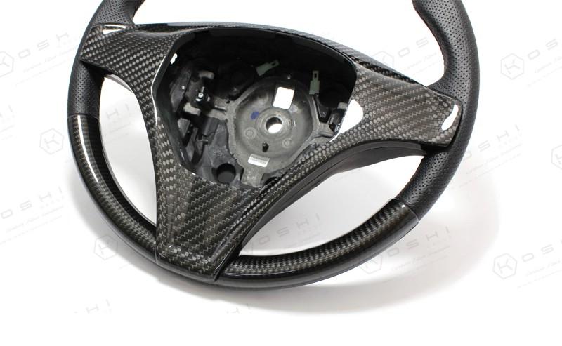 Alfa Romeo Giulietta / Mito <2014 Lower Part Steering Wheel Cover - Carbon Fibre - TMC Motorsport