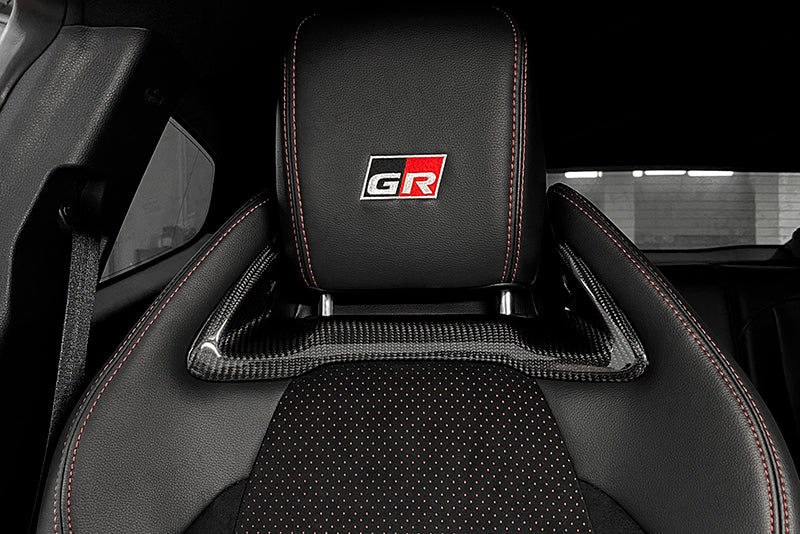 Toyota GR Yaris Headrest Inserts - Carbon Fibre