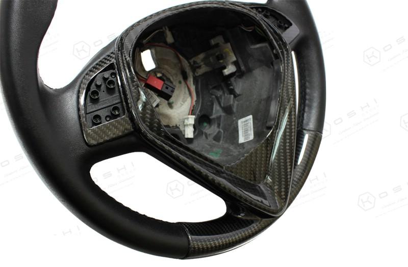 Alfa Romeo Giulietta / Mito MY 2014 Lower Part Steering Wheel Cover - Carbon Fibre - TMC Motorsport