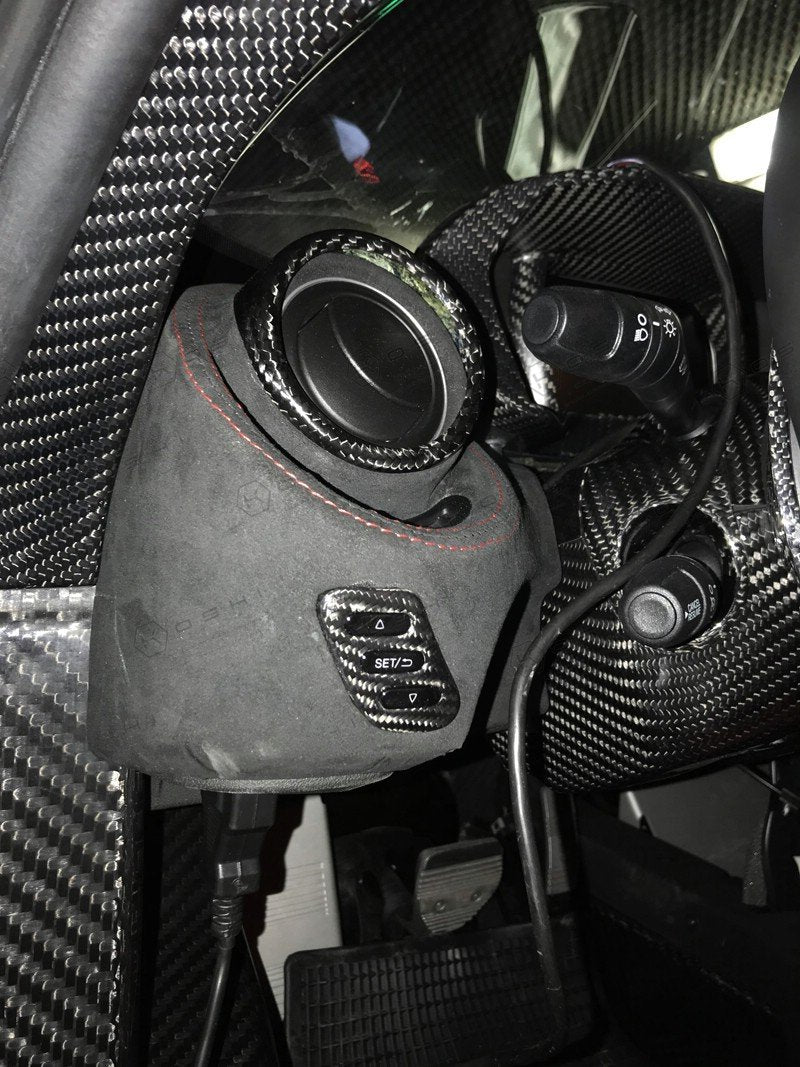 Alfa Romeo 4C Adjustment Button control Frame for LHD - Carbon Fibre - TMC Motorsport