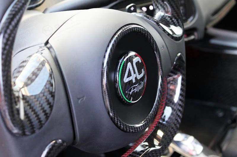 Alfa Romeo 4C Emblem Cover KIT - Carbon Fibre - TMC Motorsport