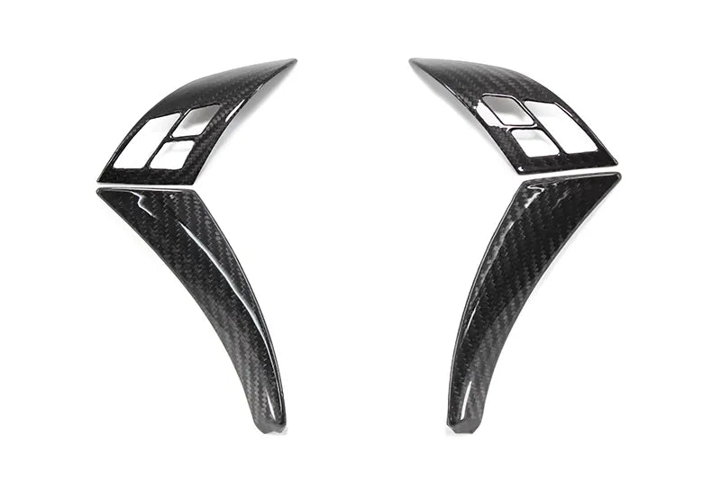 BMW E60 / E61 Steering Wheel Set of Decorative Clips Cover - Carbon Fibre - TMC Motorsport