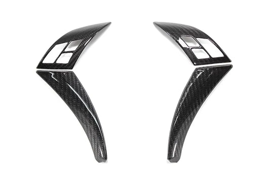 BMW E60 / E61 Steering Wheel Set of Decorative Clips Cover - Carbon Fibre