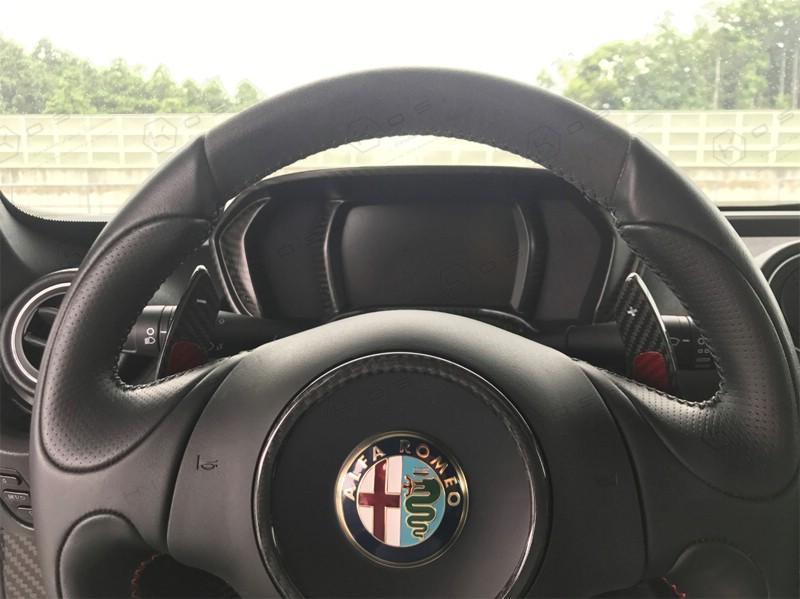 Alfa Romeo 4C Matte Instrument Gauge Frame - Carbon Fibre - TMC Motorsport
